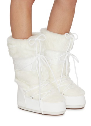 MOON BOOT | Icon Tall Faux Fur Snow Boots | Women | Lane Crawford