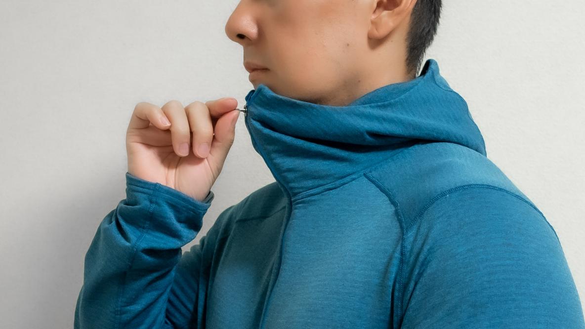 パタゴニアのキャプリーン・サーマルウェイト・ジップネック・フーディ