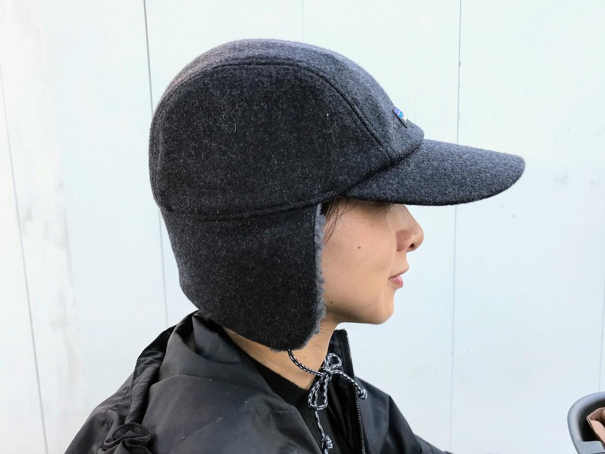 Patagoniaのボア付きキャップで真冬もぬっくぬくや…。自転車でも嬉しい
