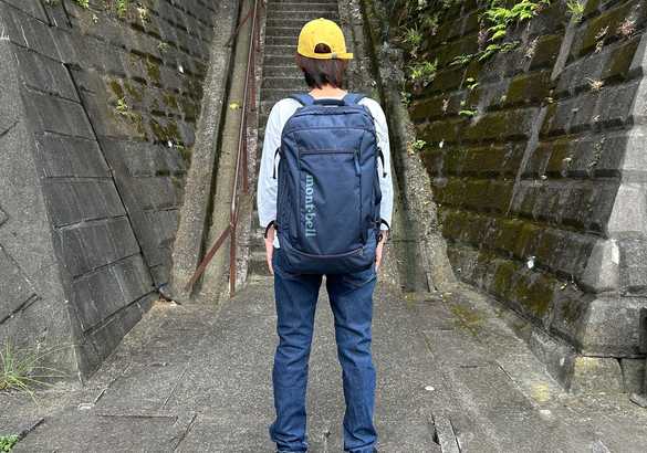 モンベルの「トライパック45」が優秀。軽くて、たっぷり入って