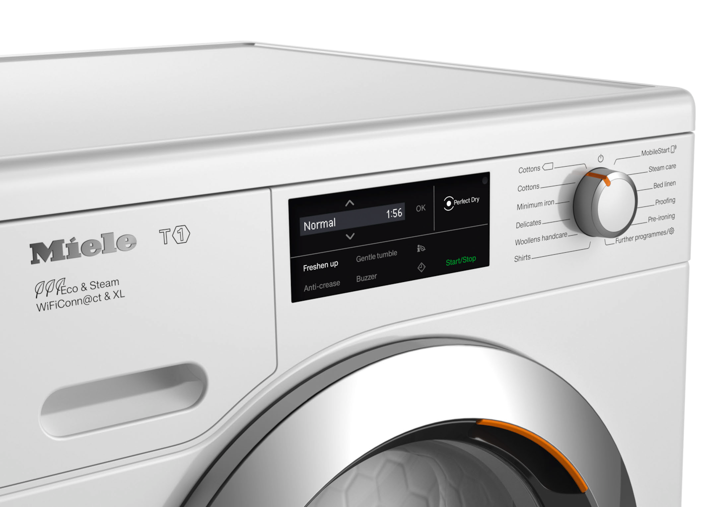 Miele TCJ 680 WP Eco&Steam WiFi&XL T1 ヒートポンプ式乾燥機：