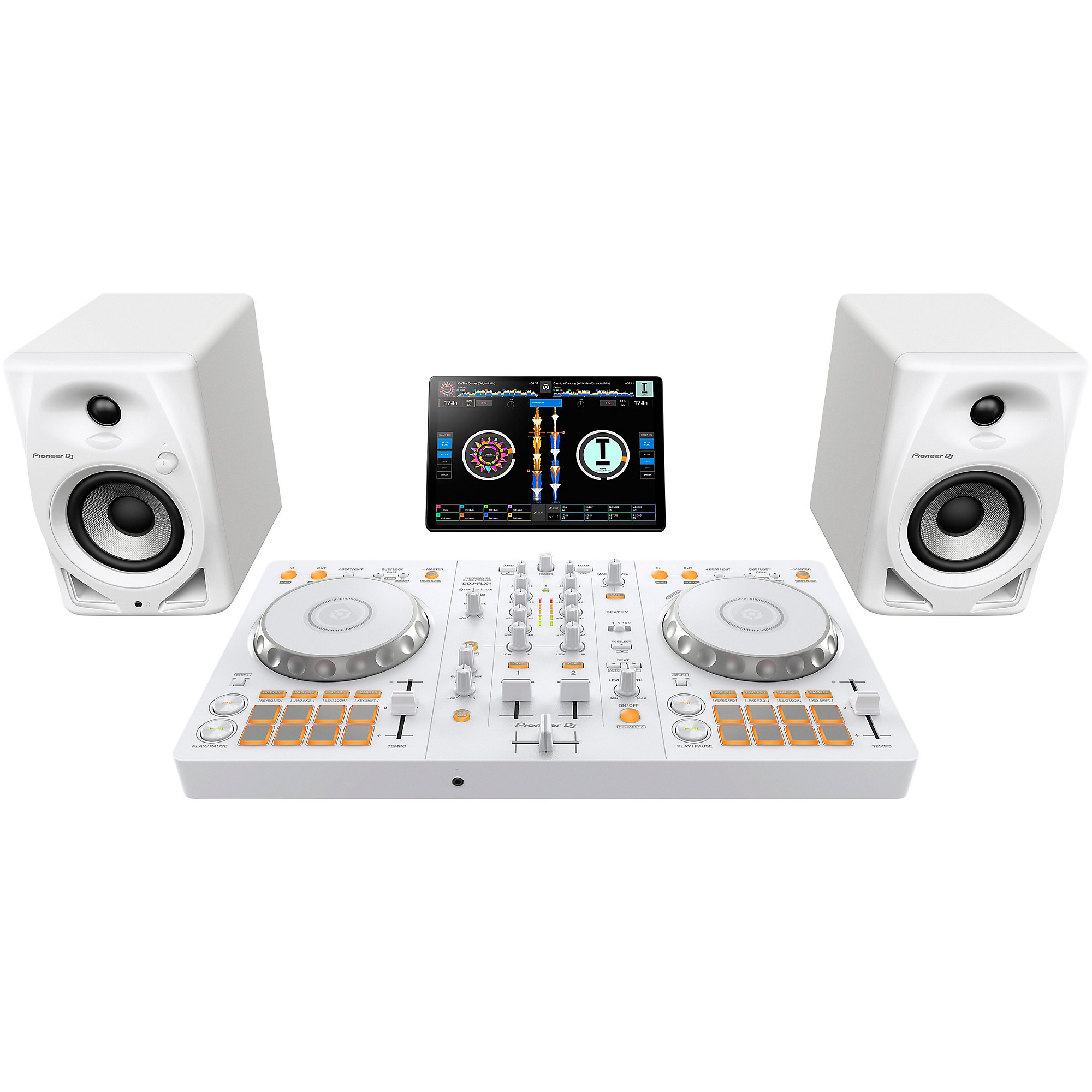 Pioneer DJ DDJ-FLX4-W 2-Channel DJ Controller for rekordbox and