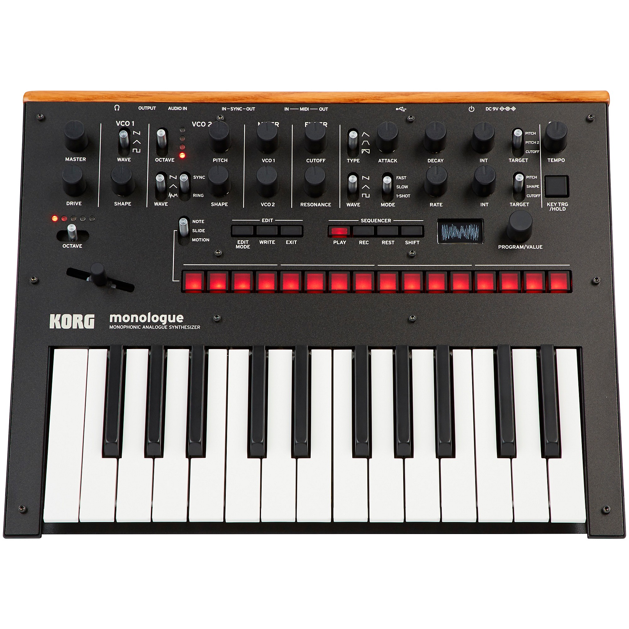 KORG monologue Monophonic Analog Synthesizer Black | Music & Arts