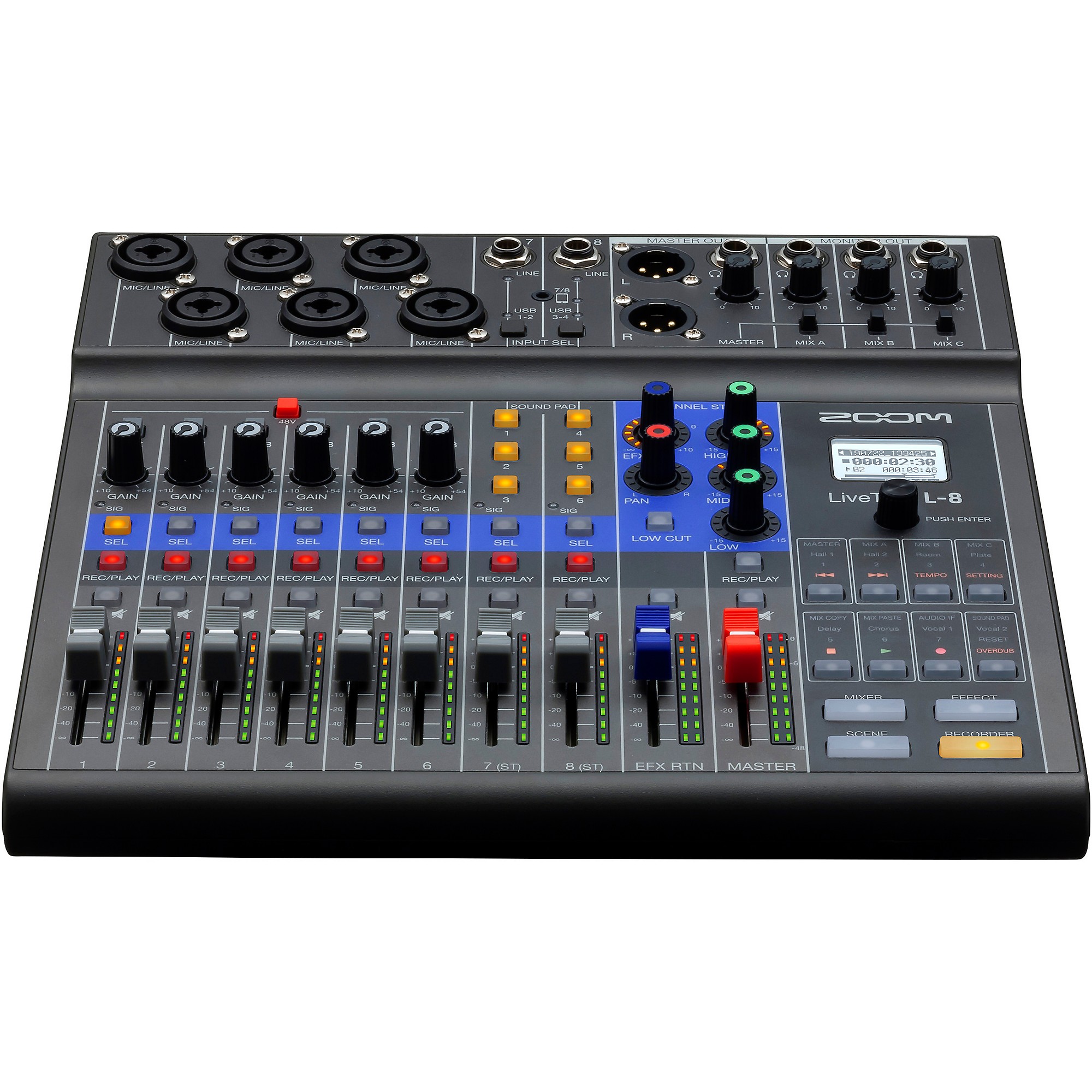 Zoom LiveTrak L-8 8-Channel Mixer | Music & Arts