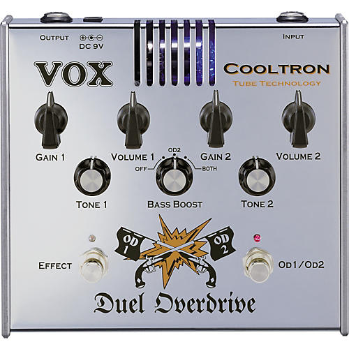 VOX Cooltron CT07DO Duel Overdrive Pedal | Musician's Friend