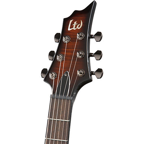 ESP LTD H-330 Flame Maple Top Electric Guitar Dark Brown Sunburst