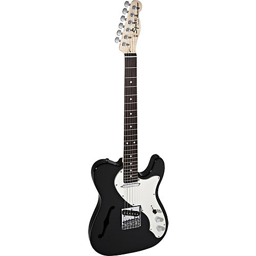 Squier Vintage Modified Telecaster Thinline Electric Guitar Black