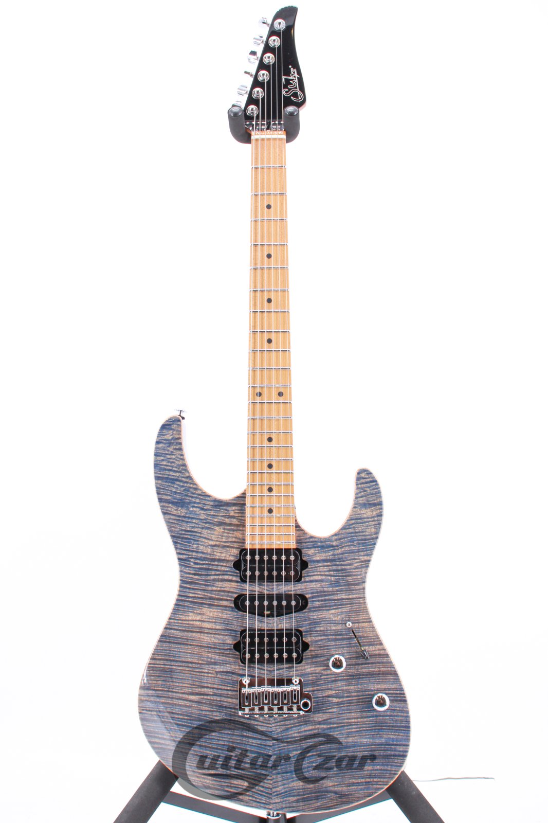 Suhr Modern Plus Trans Blue Denim Slate Maple Electric Guitar