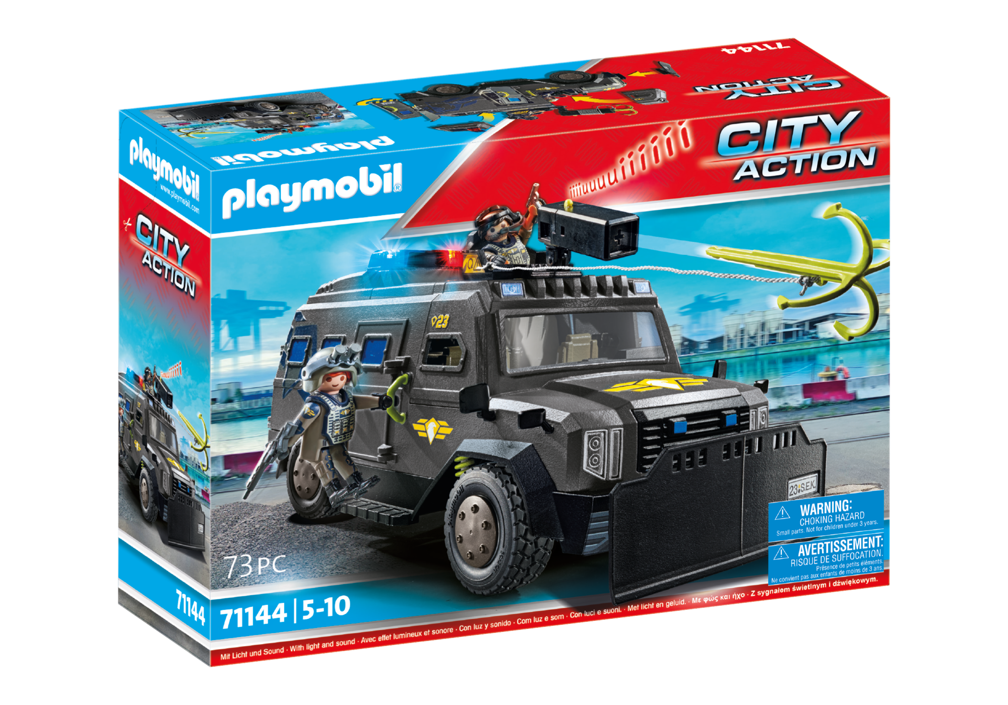 Tactical Police: All-Terrain Vehicle - 71144 | PLAYMOBIL®