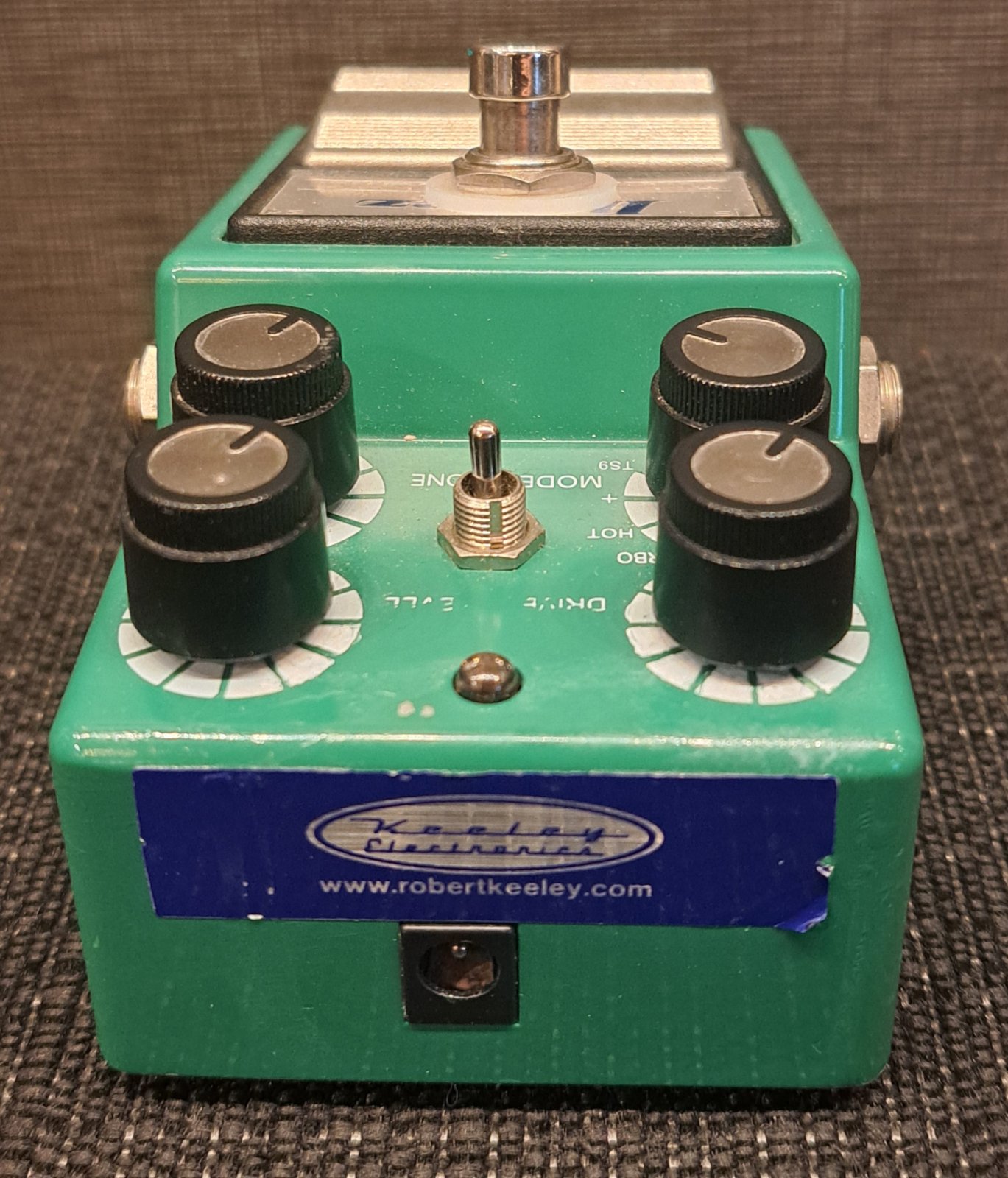 KEELEY IBANEZ TS-9DX TUBE SCREAMER WITH FLEXI MOD 4X2 W/BOX