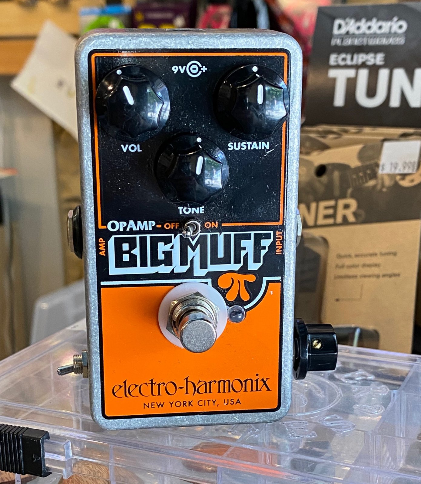 JHS-modded Electro-Harmonix Op Amp Big Muff Pi - Pumpkin Patch Mod