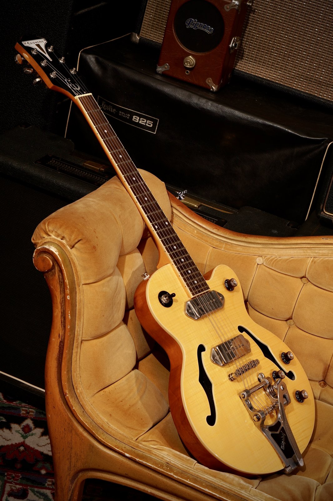 2012 Epiphone Wildkat Antique Natural with Bigsby B70