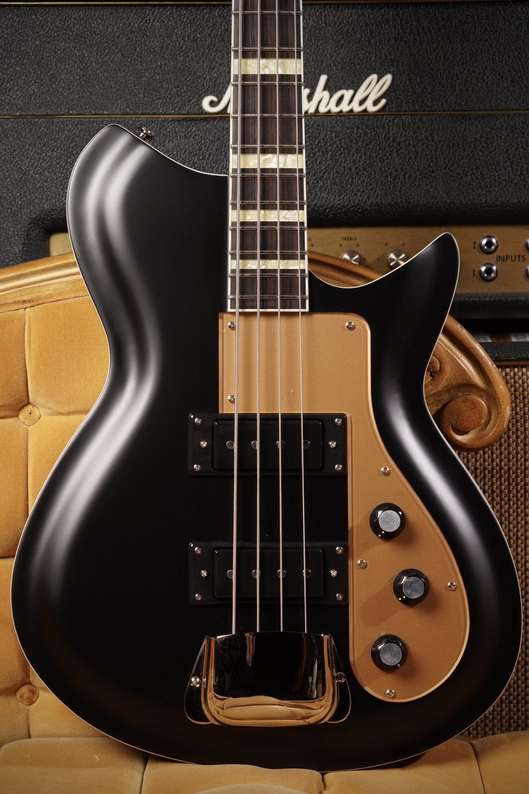 Rivolta Combinata Bass VII Toro Black Satin with Rivolta Gig Bag (new)