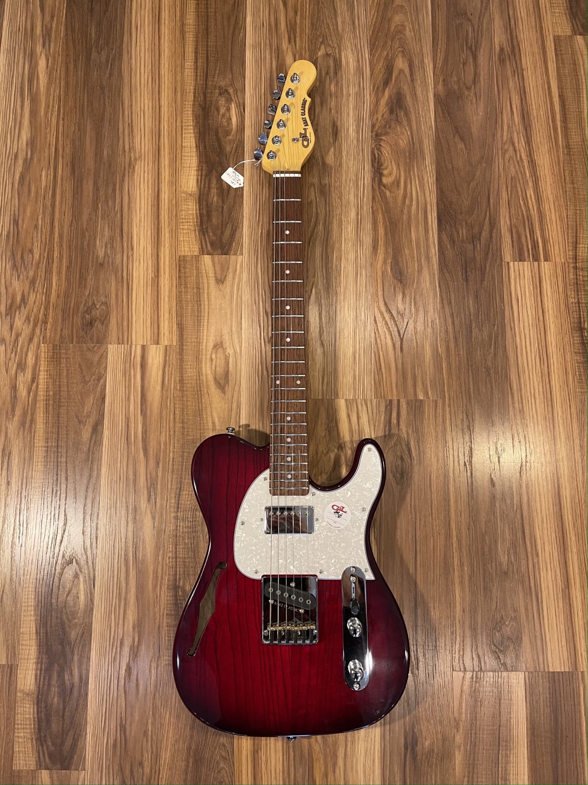 G&L Tribute Series ASAT Classic Bluesboy Semi-Hollow Redburst