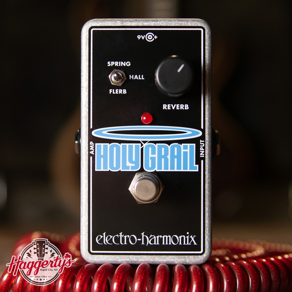 Electro-Harmonix Holy Grail Reverb Guitar Effects Pedal - Floor