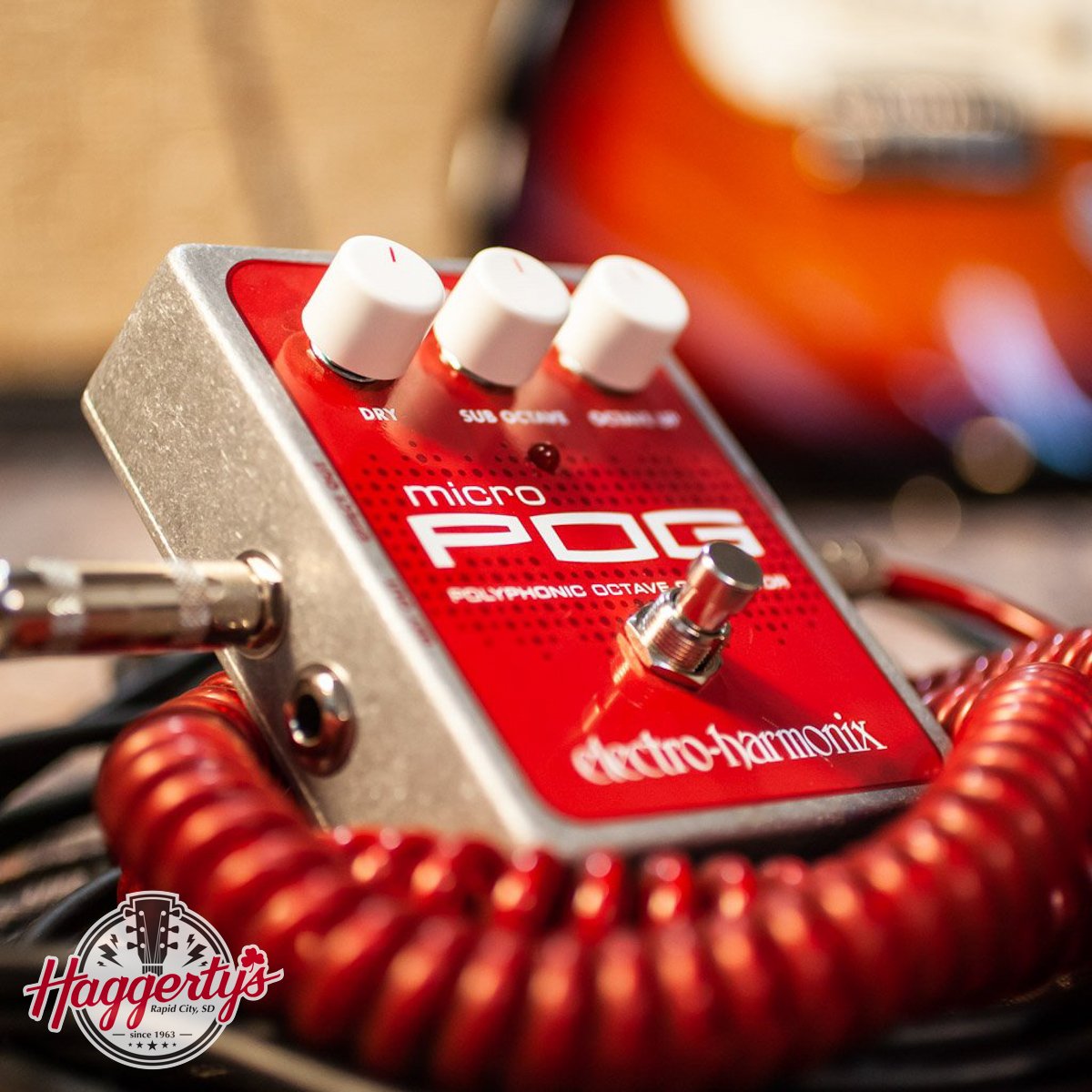 Electro-Harmonix Micro POG Polyphonic Octave Generator Guitar