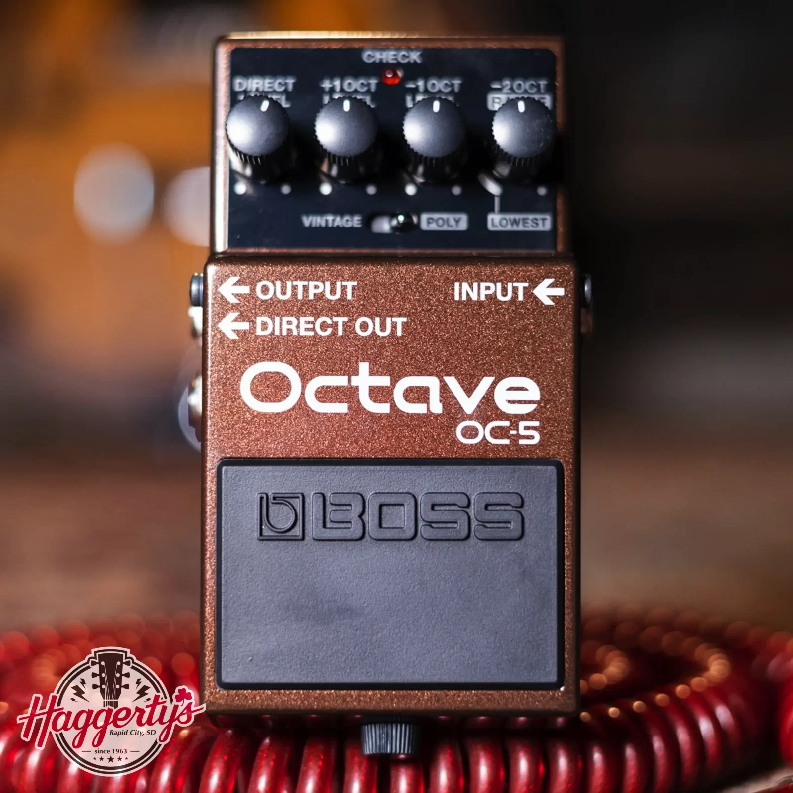 Boss OC-5 Polyphonic Guitar/Bass Octave Pedal - 761294516935