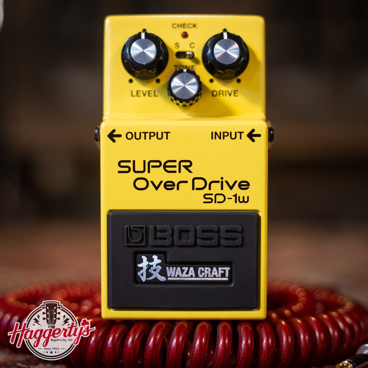 Boss SD-1w Super Overdrive Guitar Effects Pedal - 761294512654