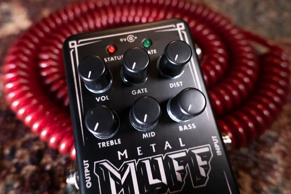 Electro-Harmonix Nano Metal Muff Distortion Guitar Pedal With Gate