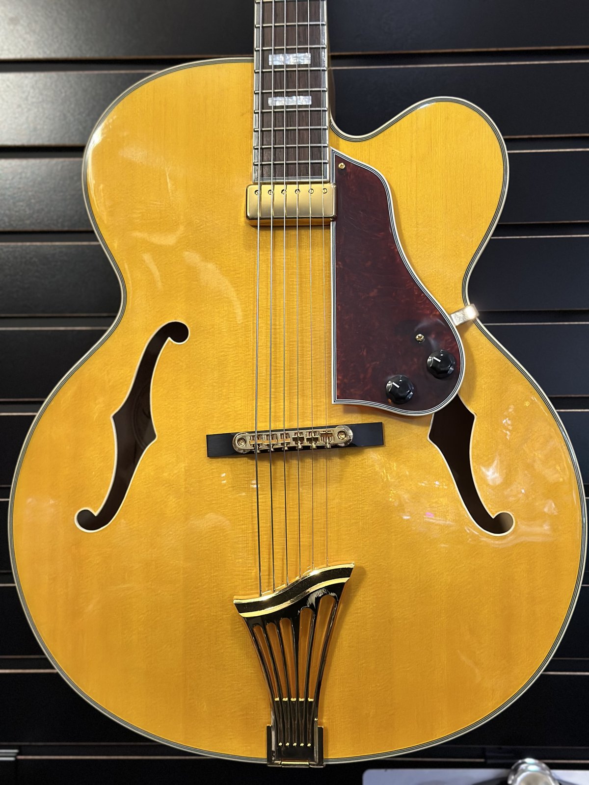 Samick JZ-4 Archtop Hollow Body - Greg Bennett Natural Electric Guitar