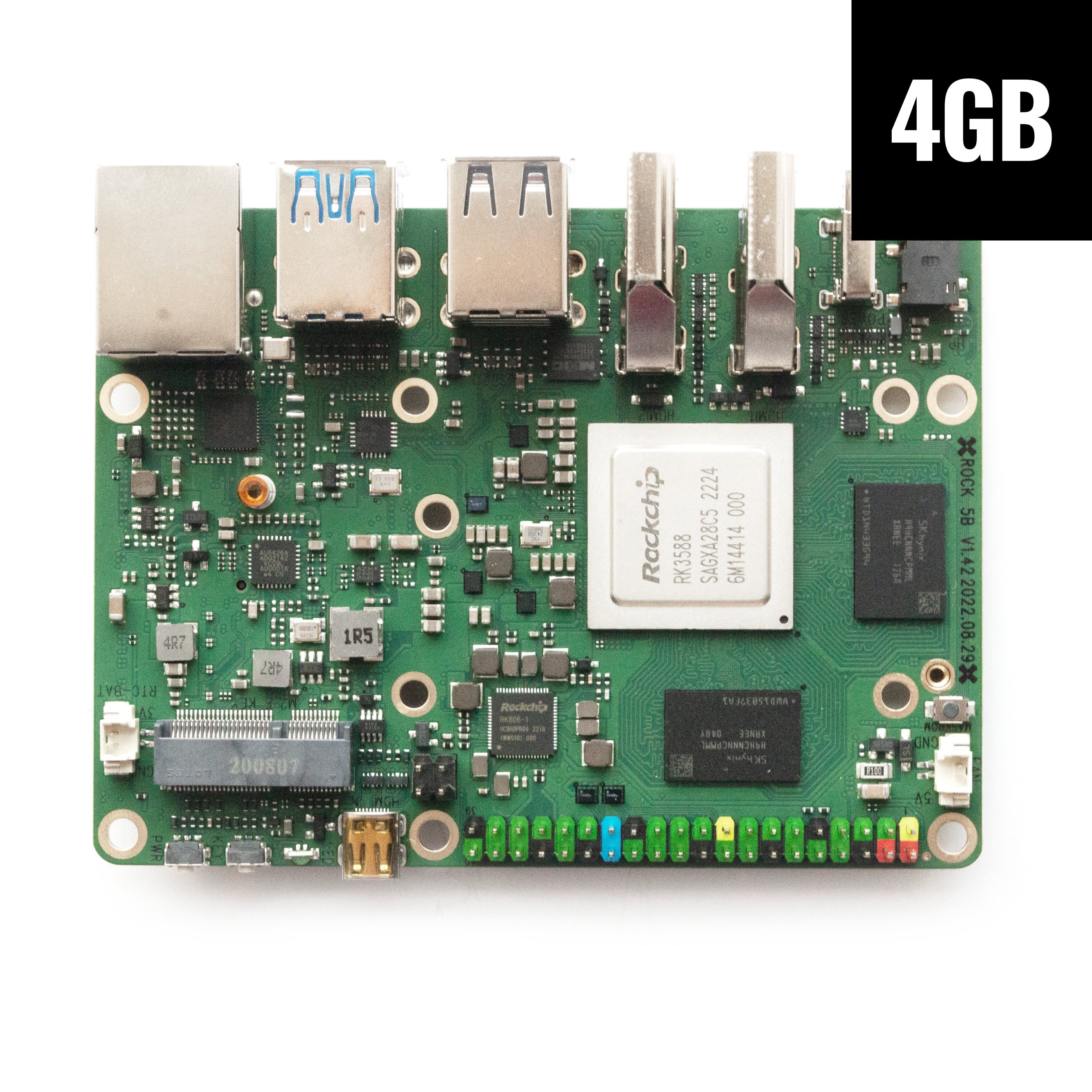 Okdo ROCK 5モデルB 4GBシングルボードコンピュータ RS119-D4P1 | RS