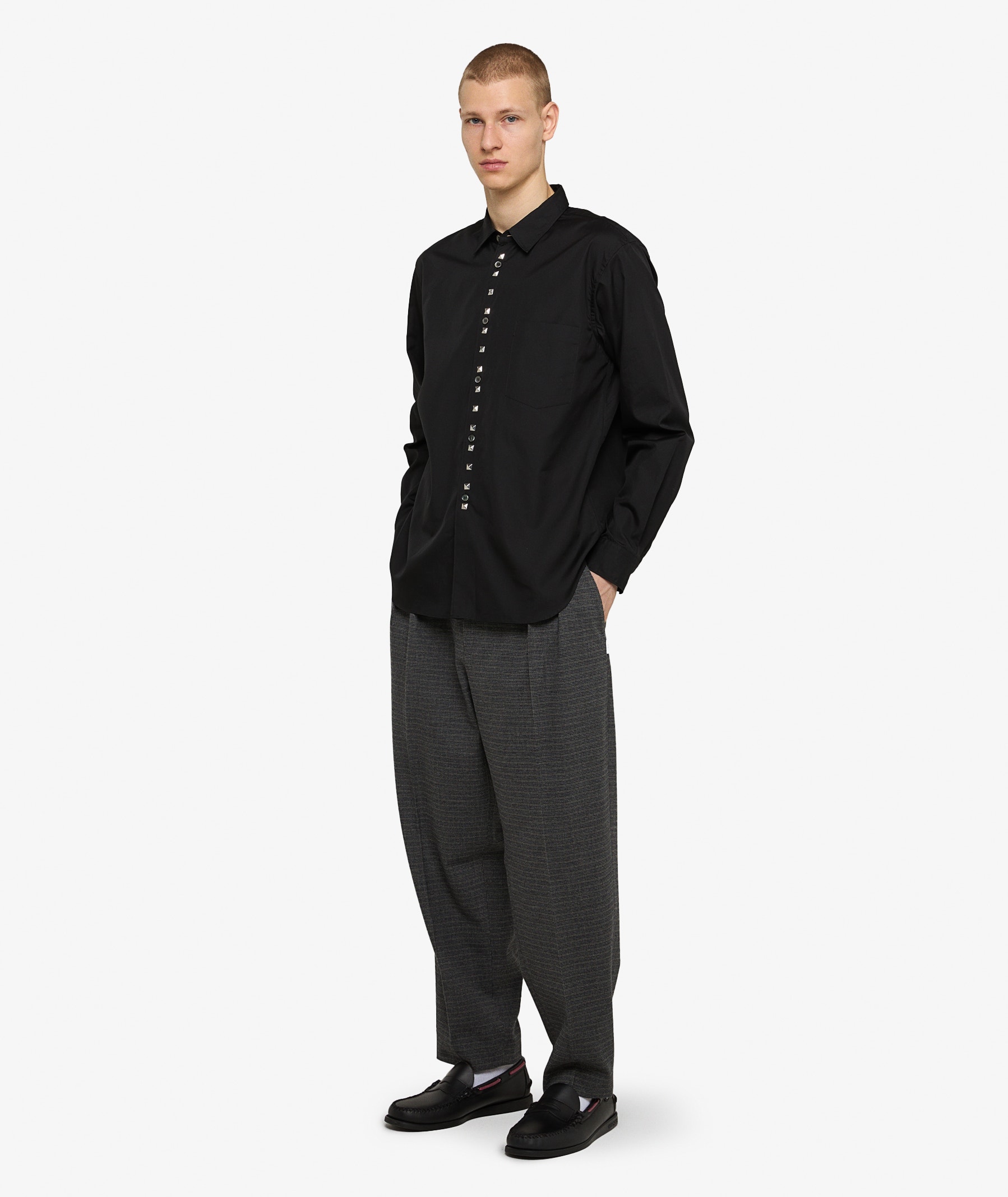 Comme des Garçons Black Button Up Shirt | Men & Women | SVD USA