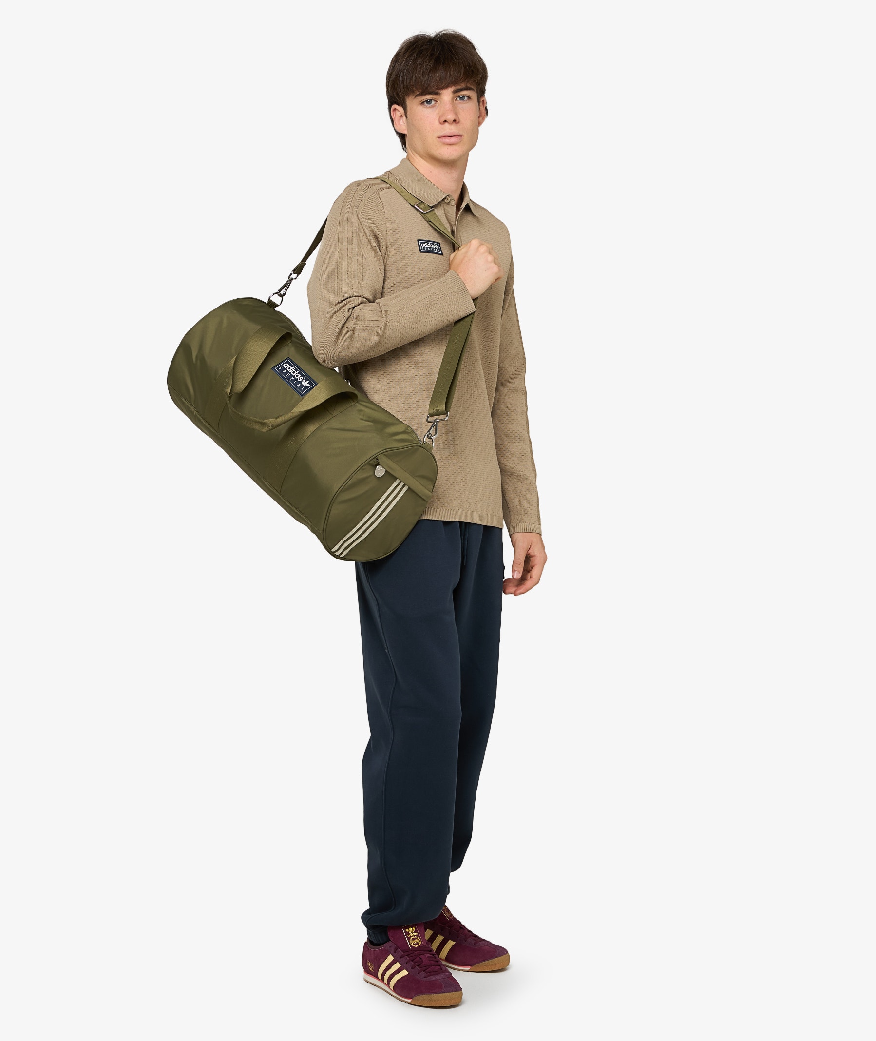 adidas SPZL Ravensworth Polo Shirt | Blanch Cargo | SVD USA