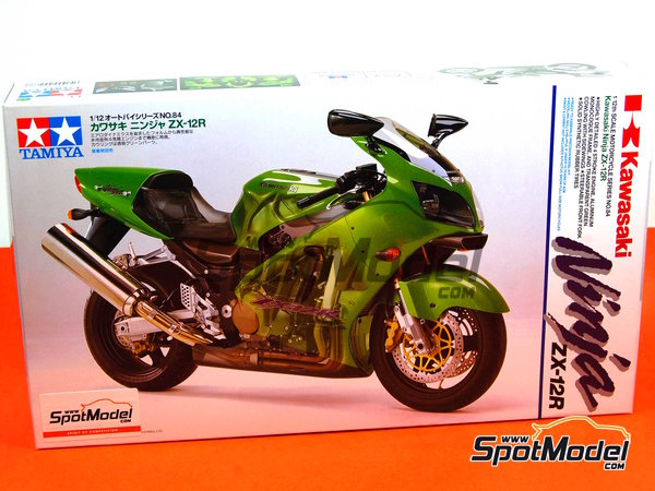 Tamiya 14084: Motorbike scale model kit 1/12 scale - Kawasaki