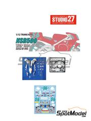 Transkits and Superdetails: New products by Studio27 in 1/12 scale