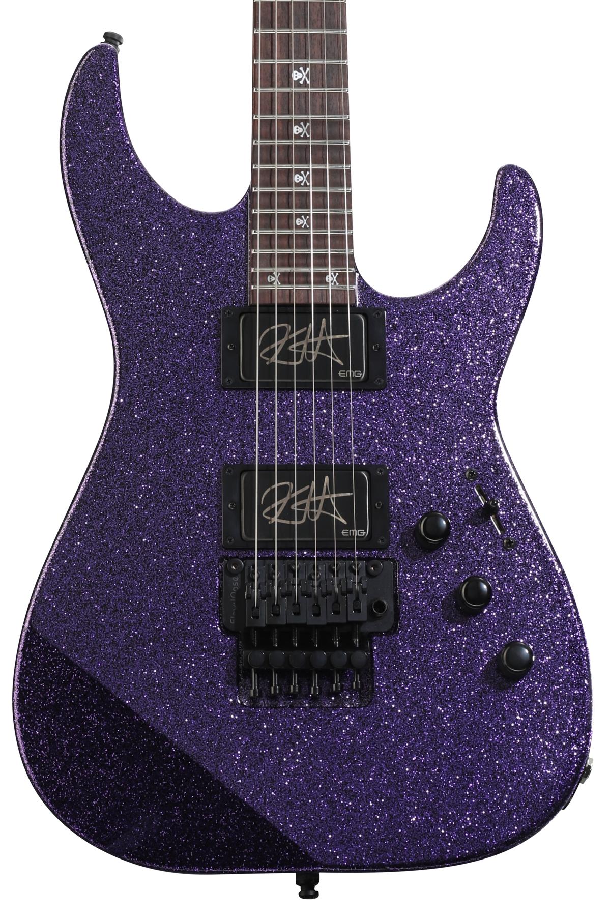 ESP Kirk Hammett Signature KH-2 Electric Guitar - Purple Sparkle