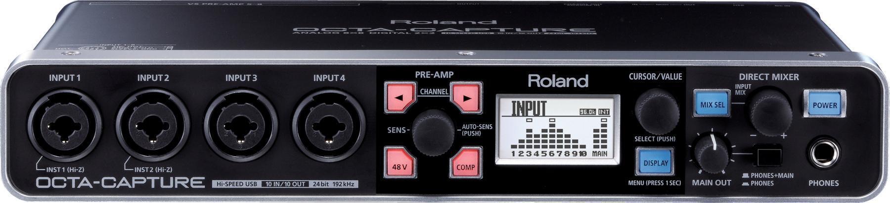 Roland Octa-Capture UA-1010 USB Audio Interface | Sweetwater