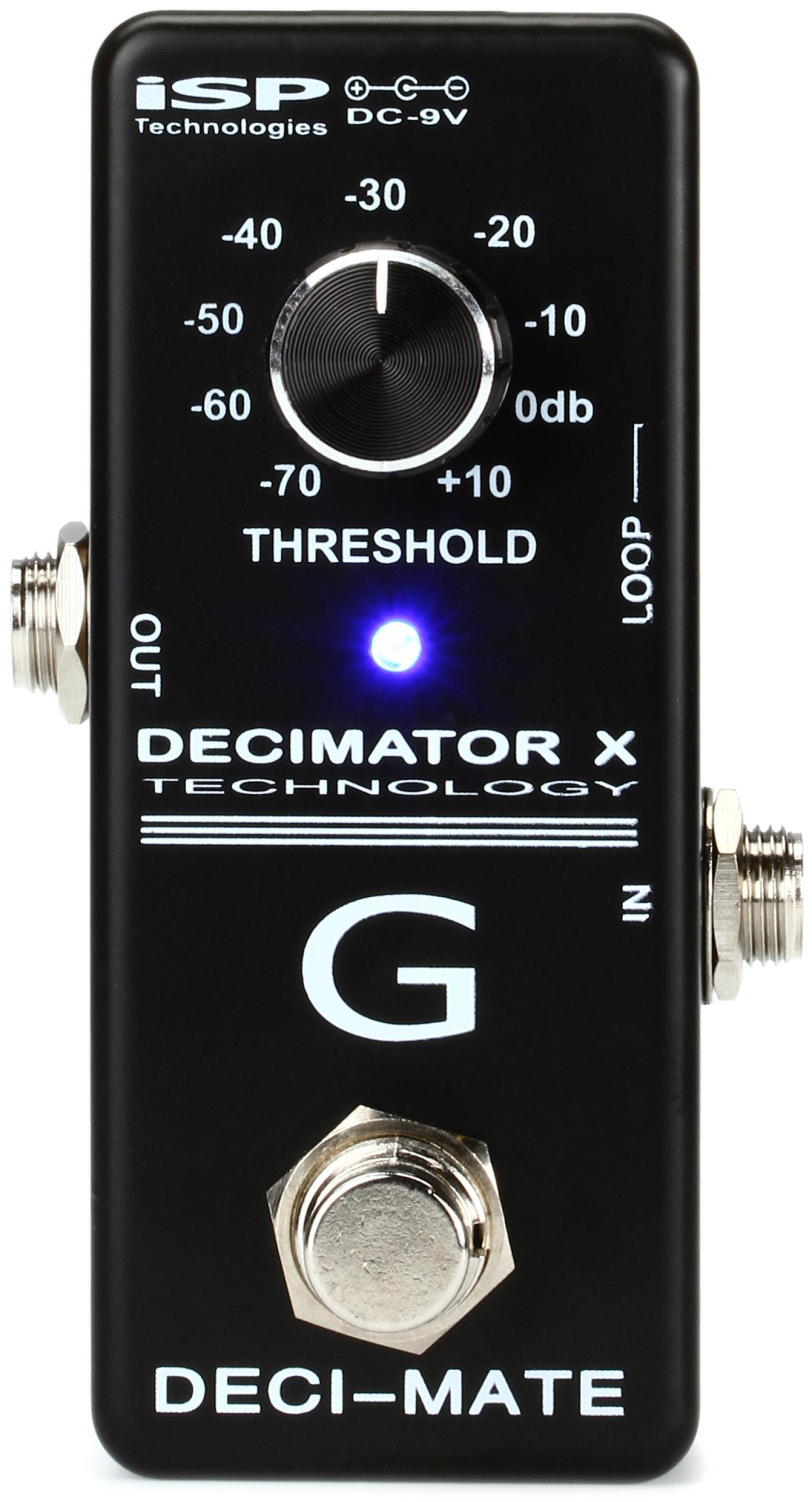ISP Technologies DECI-MATE G Micro Noise Reduction Pedal with Loop