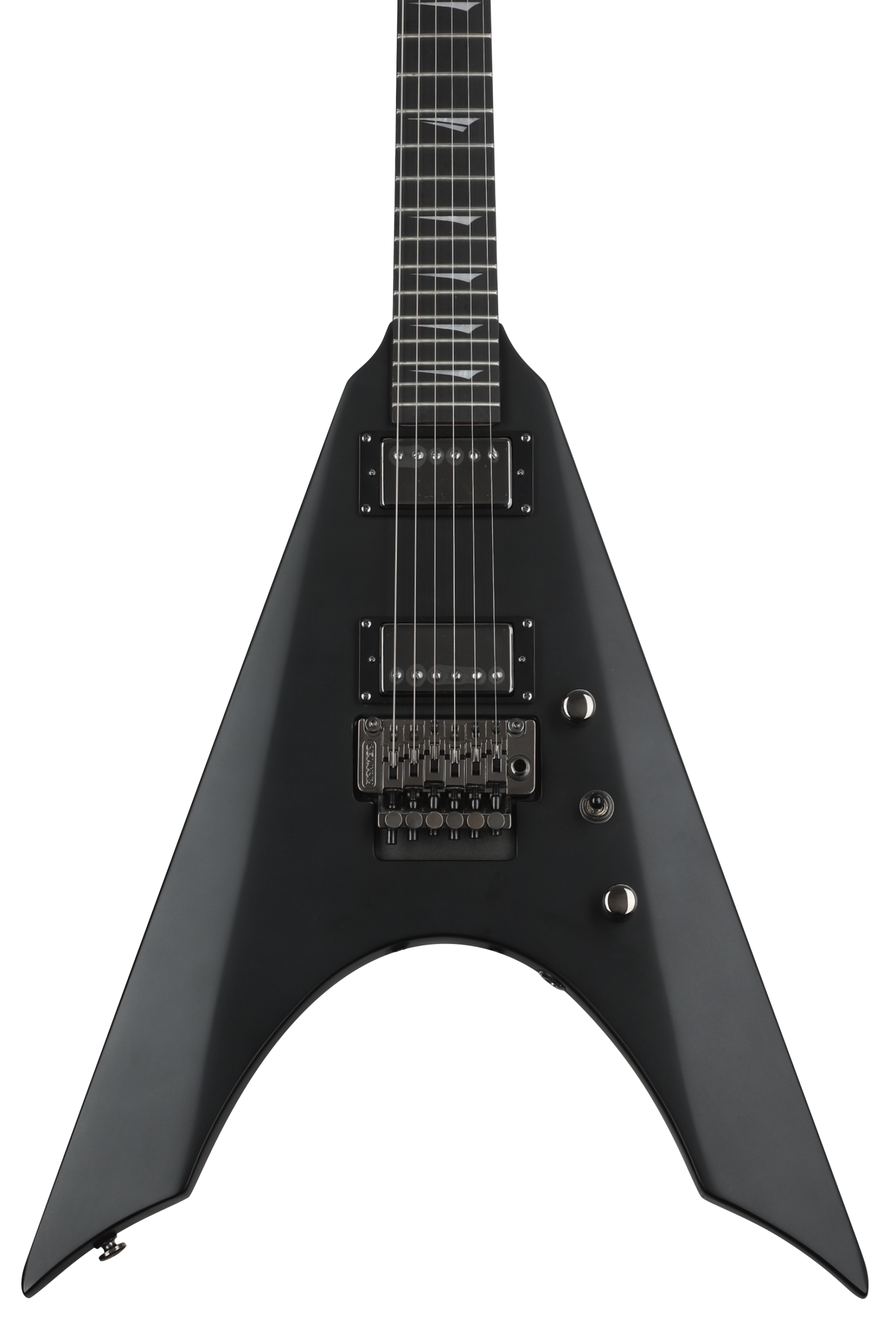 Kramer Nite-V Floyd Rose Electric Guitar - Satin Black | Sweetwater