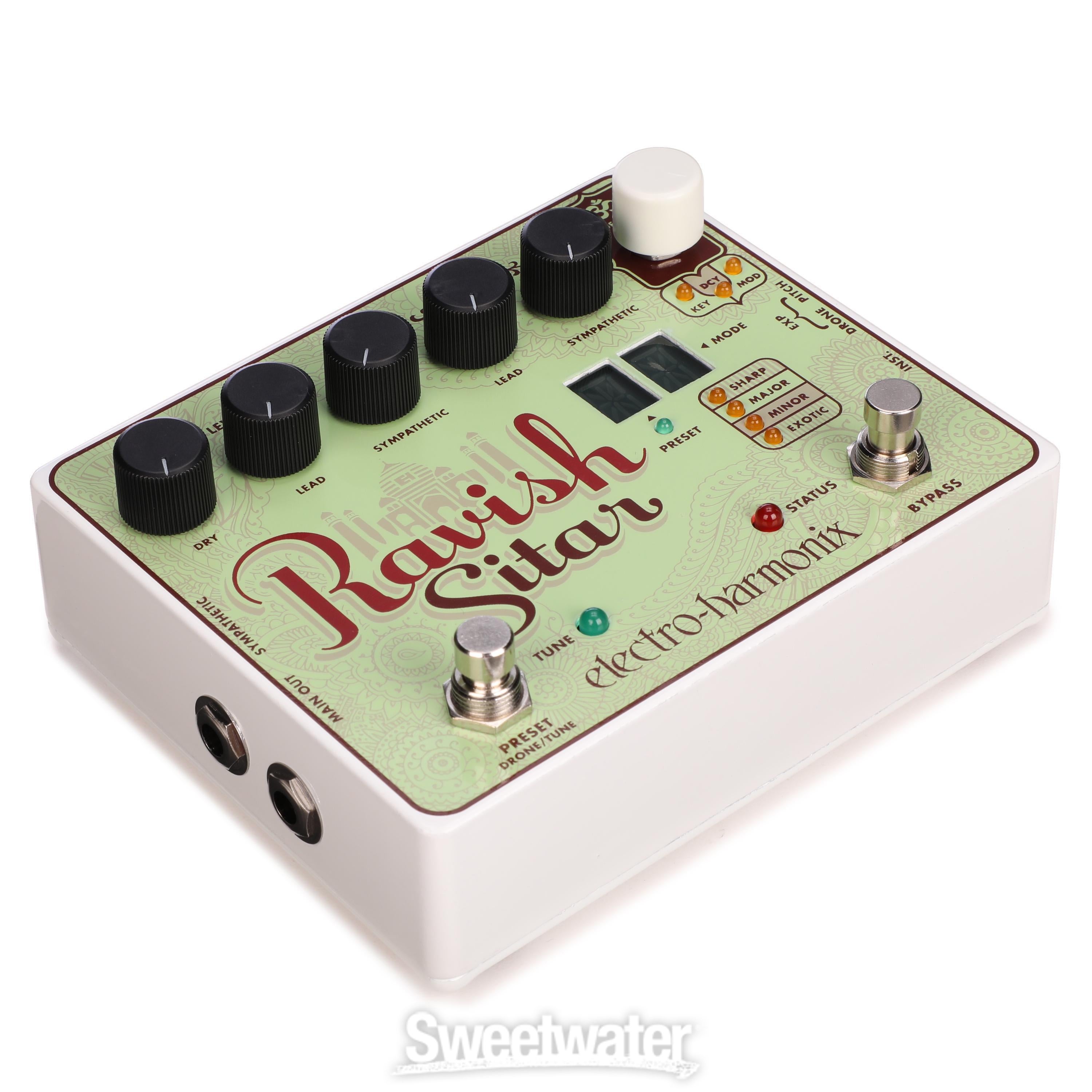 Electro-Harmonix Ravish Sitar Emulation Pedal Reviews | Sweetwater