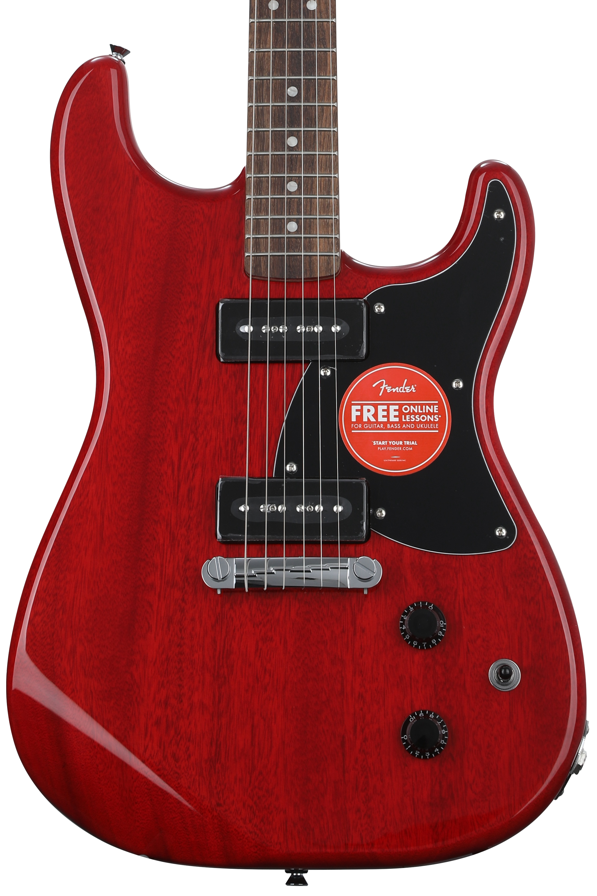 Squier Paranormal Strat-O-Sonic Electric Guitar - Crimson Red