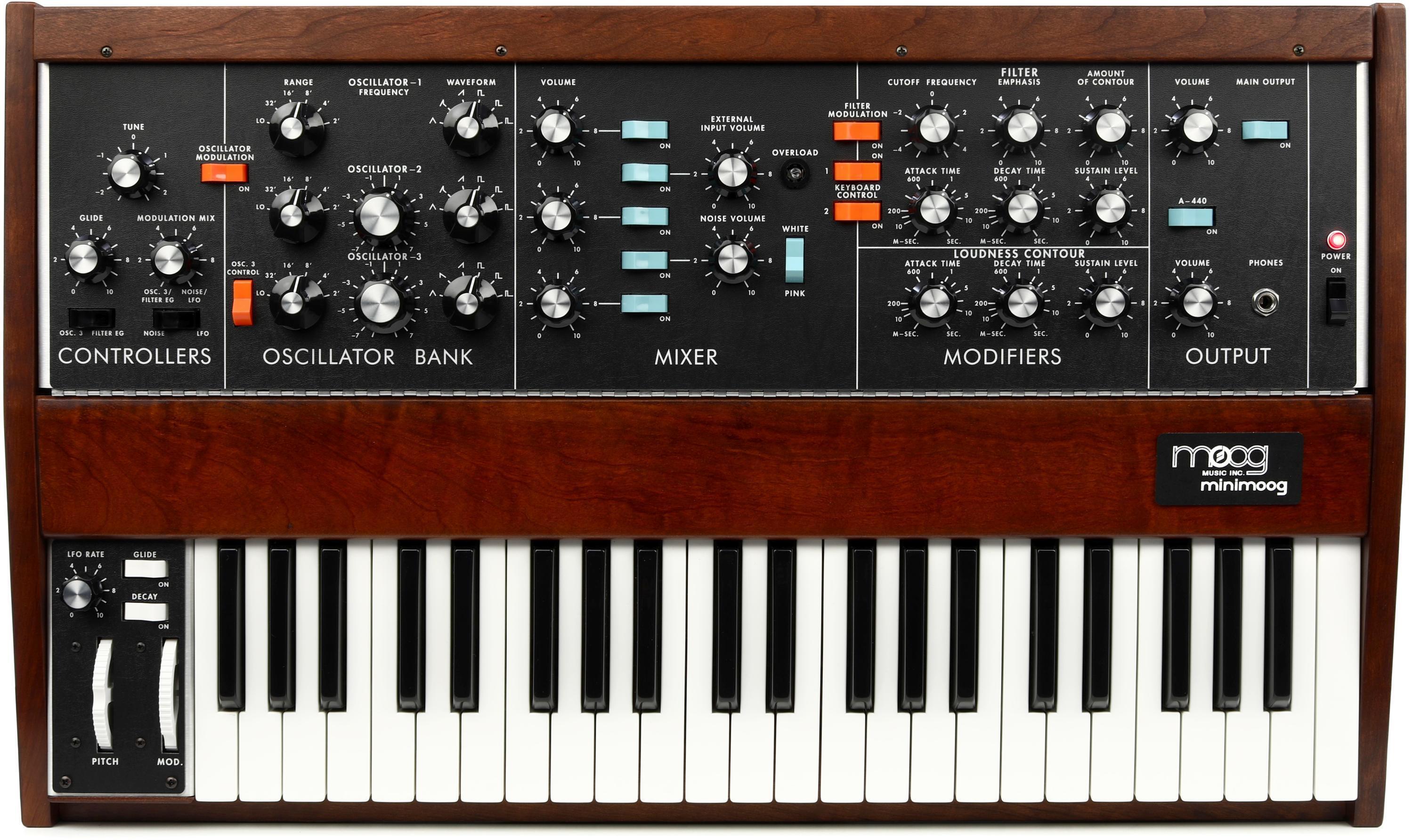 Moog Minimoog Model D Analog Synthesizer - Appalachian Cherry