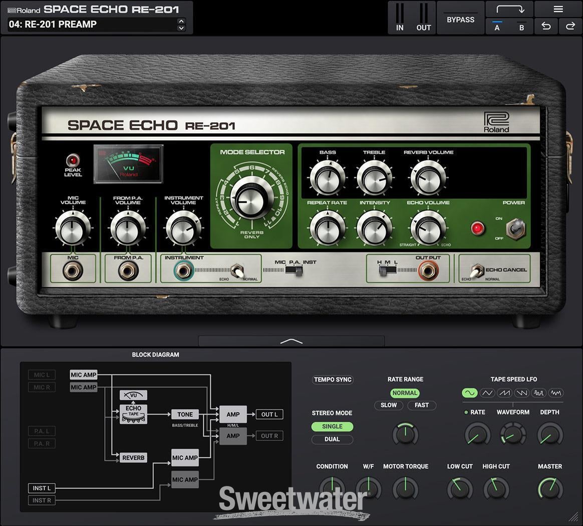 Roland RE-201 Space Echo Plug-in | Sweetwater
