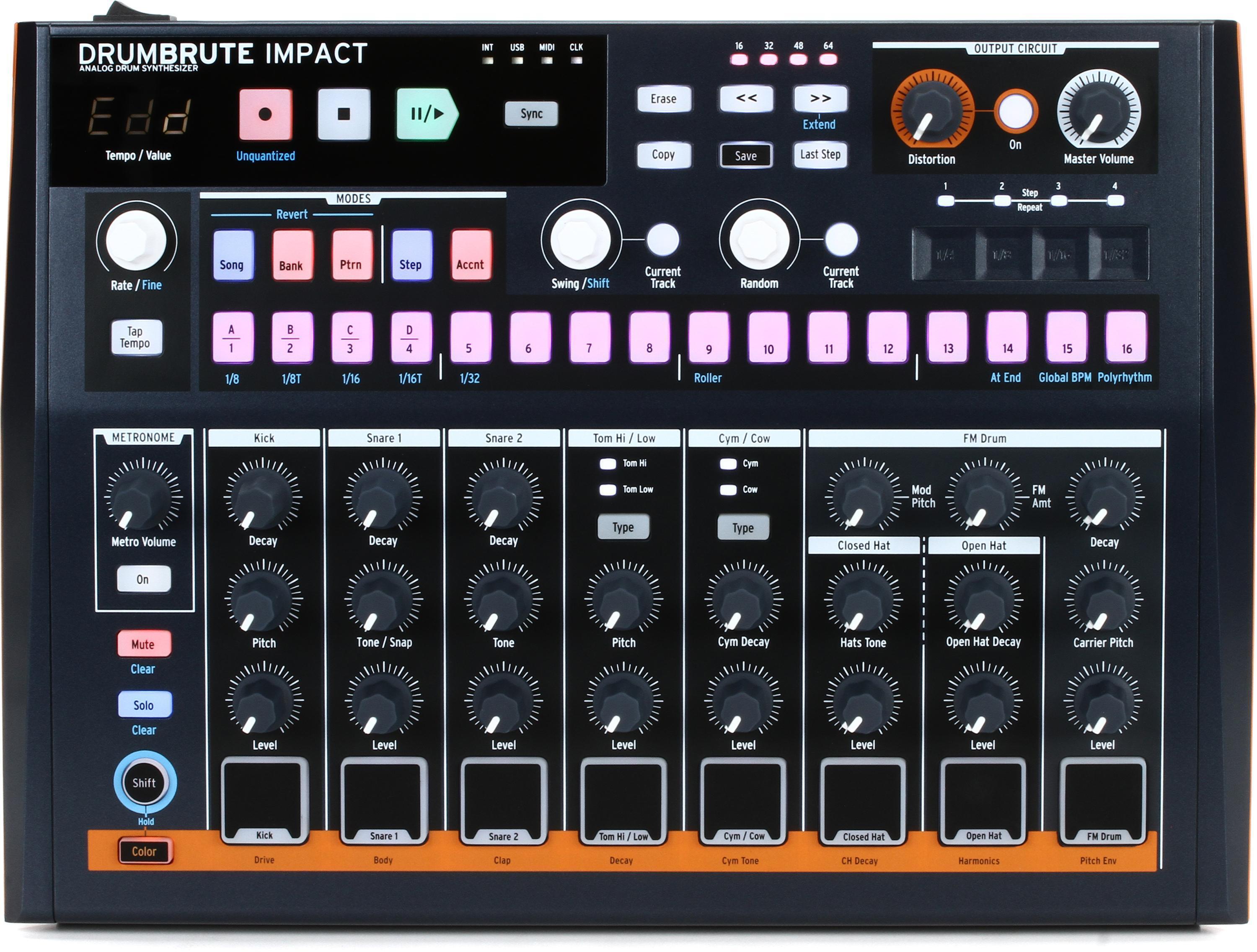 Behringer Edge Semi-modular Analog Percussion Synthesizer | Sweetwater