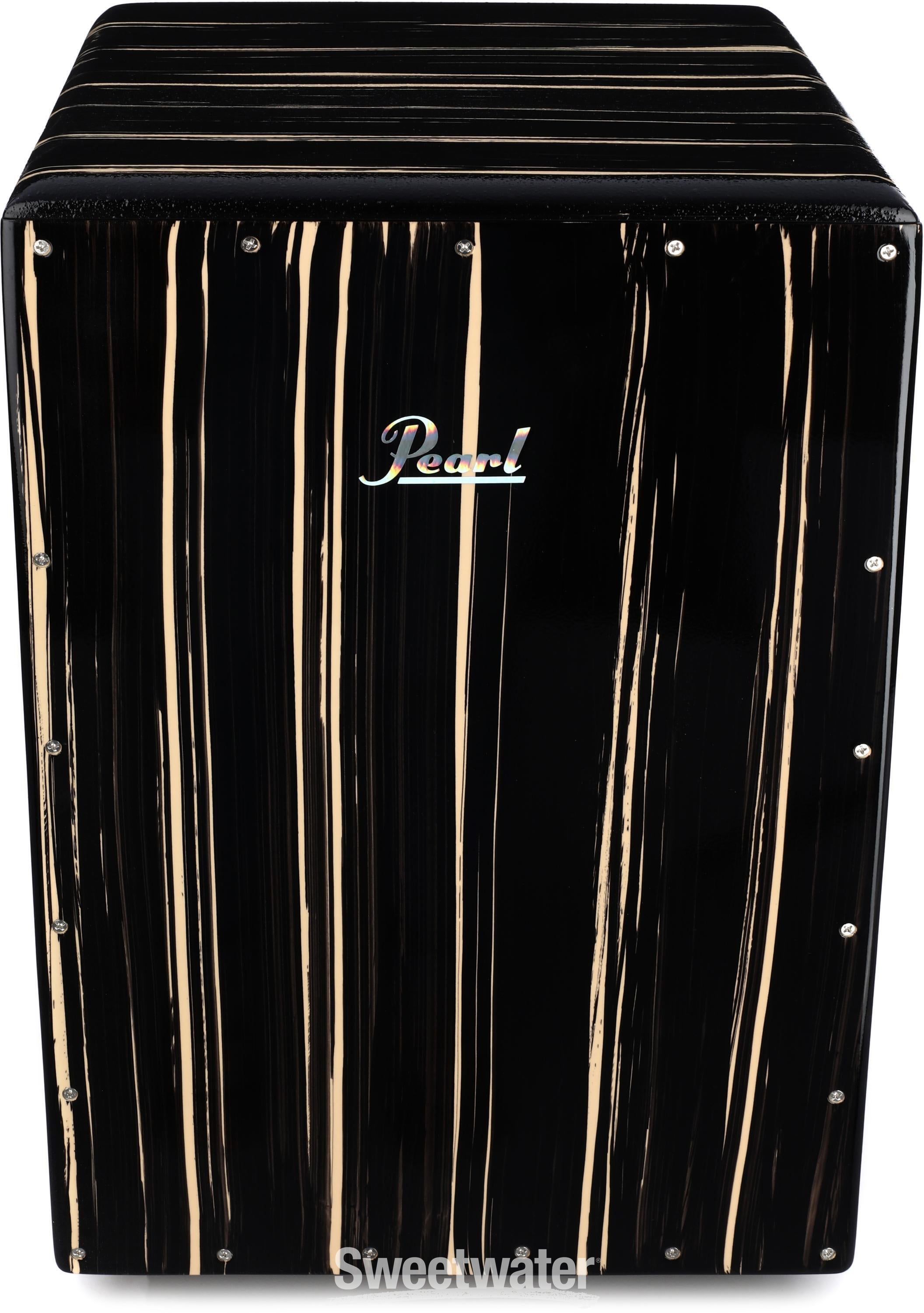 Pearl Boom Box Cajon - Artisan Zebra Wood | Sweetwater
