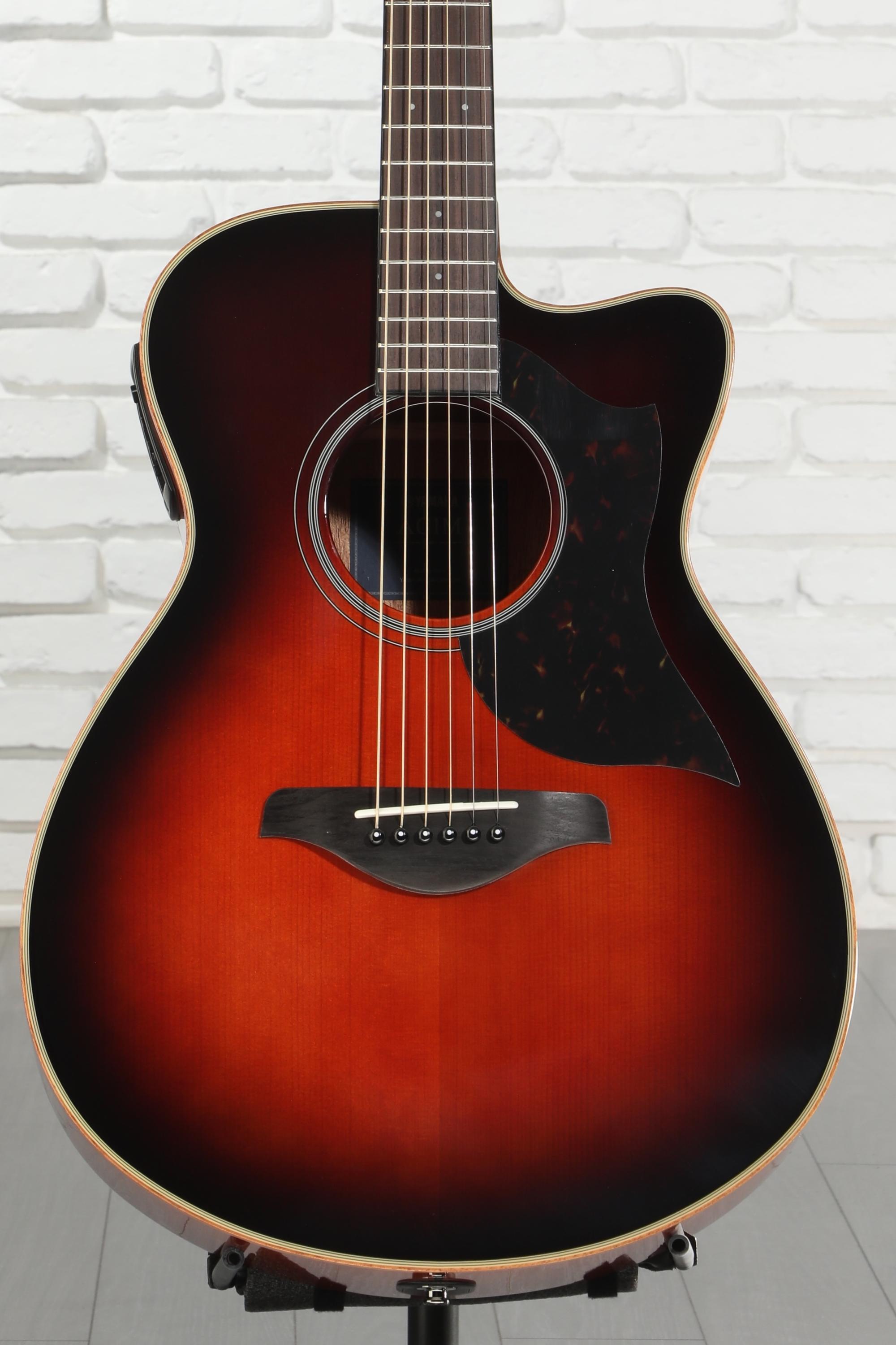 Yamaha AC1M Concert Cutaway Acoustic-electric Guitar - Tobacco