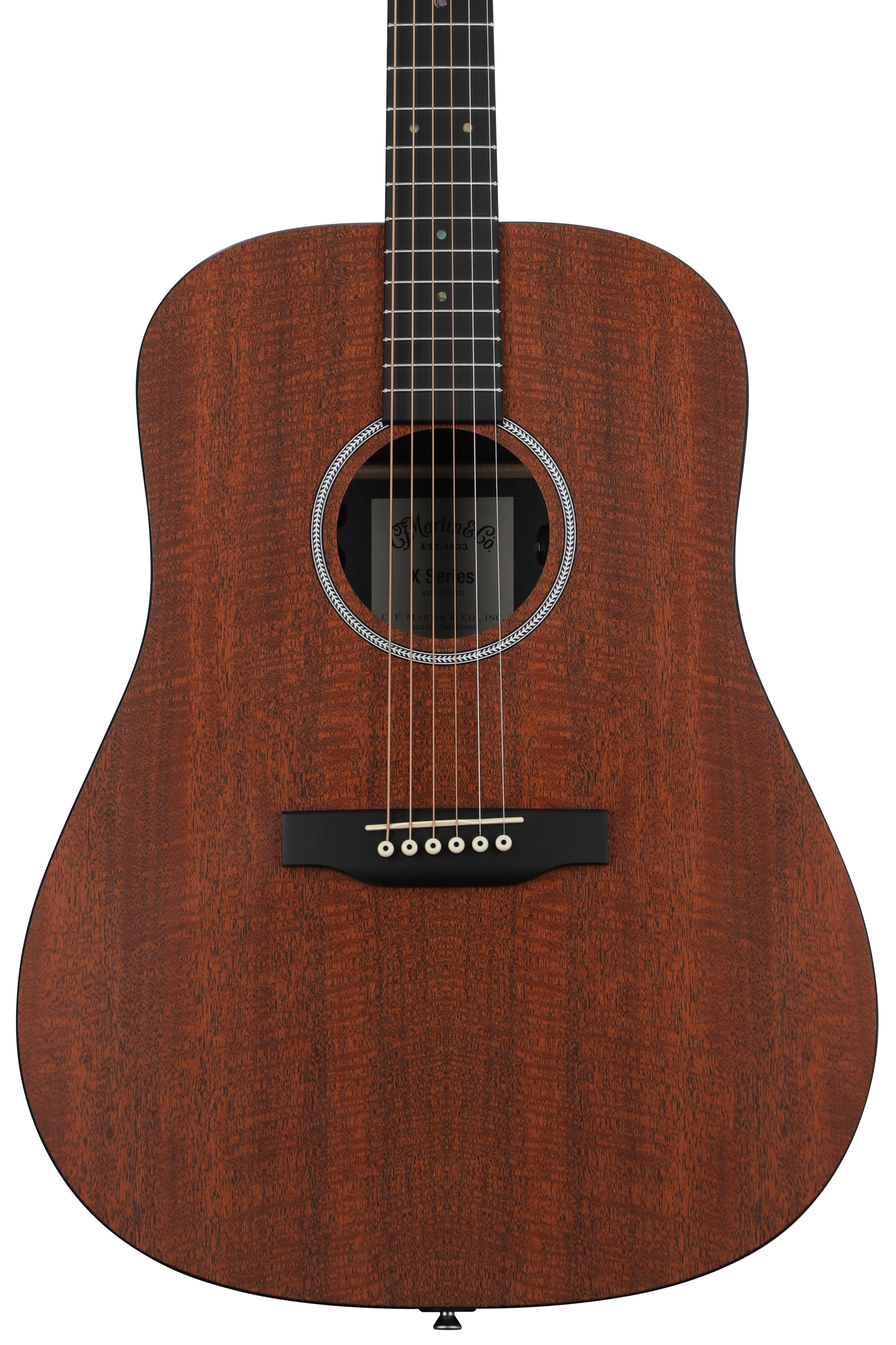 Martin D-X1E Mahogany Acoustic-electric Guitar - Figured Mahogany