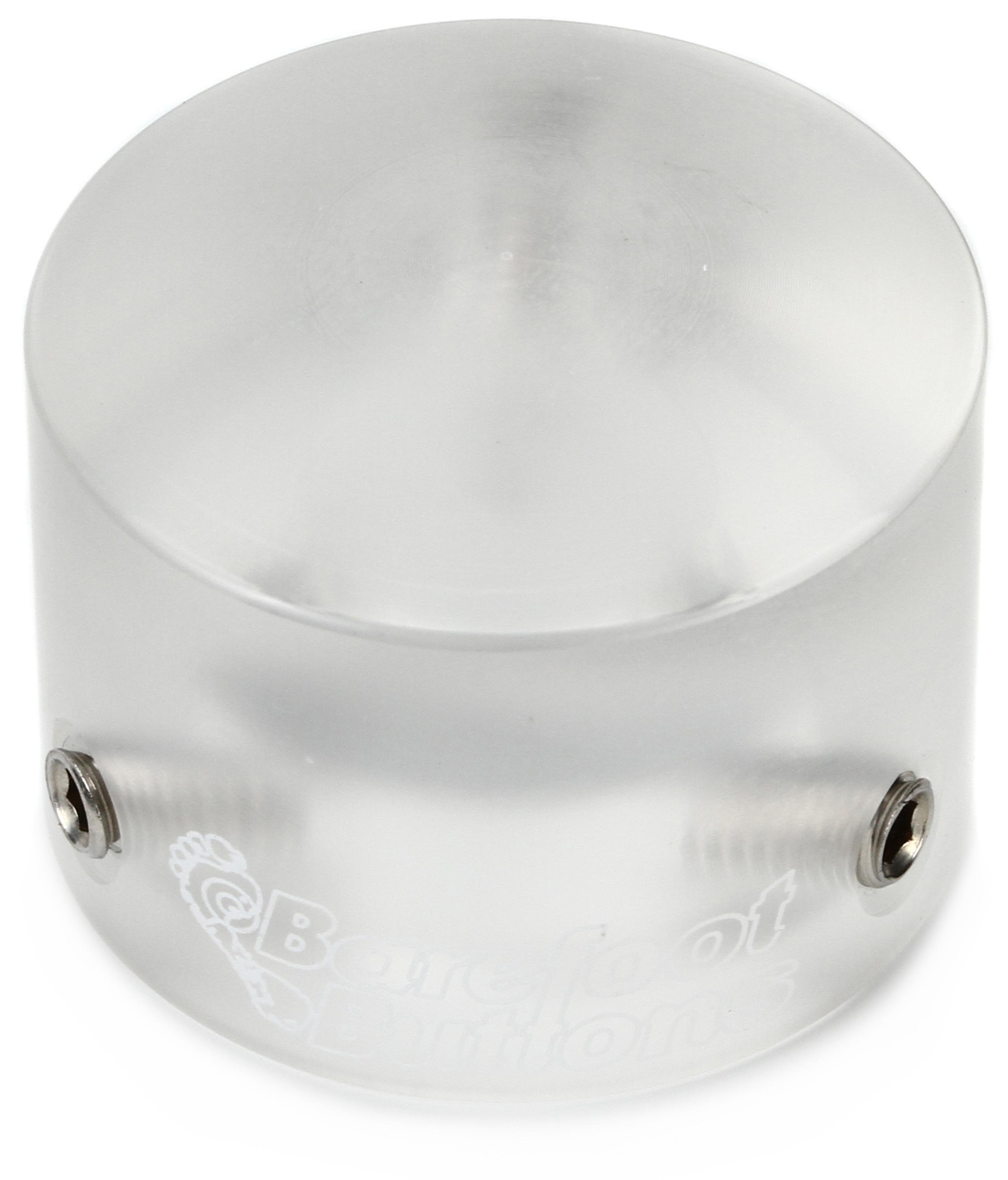 Barefoot Buttons V1 Standard Footswitch Cap - Silver | Sweetwater