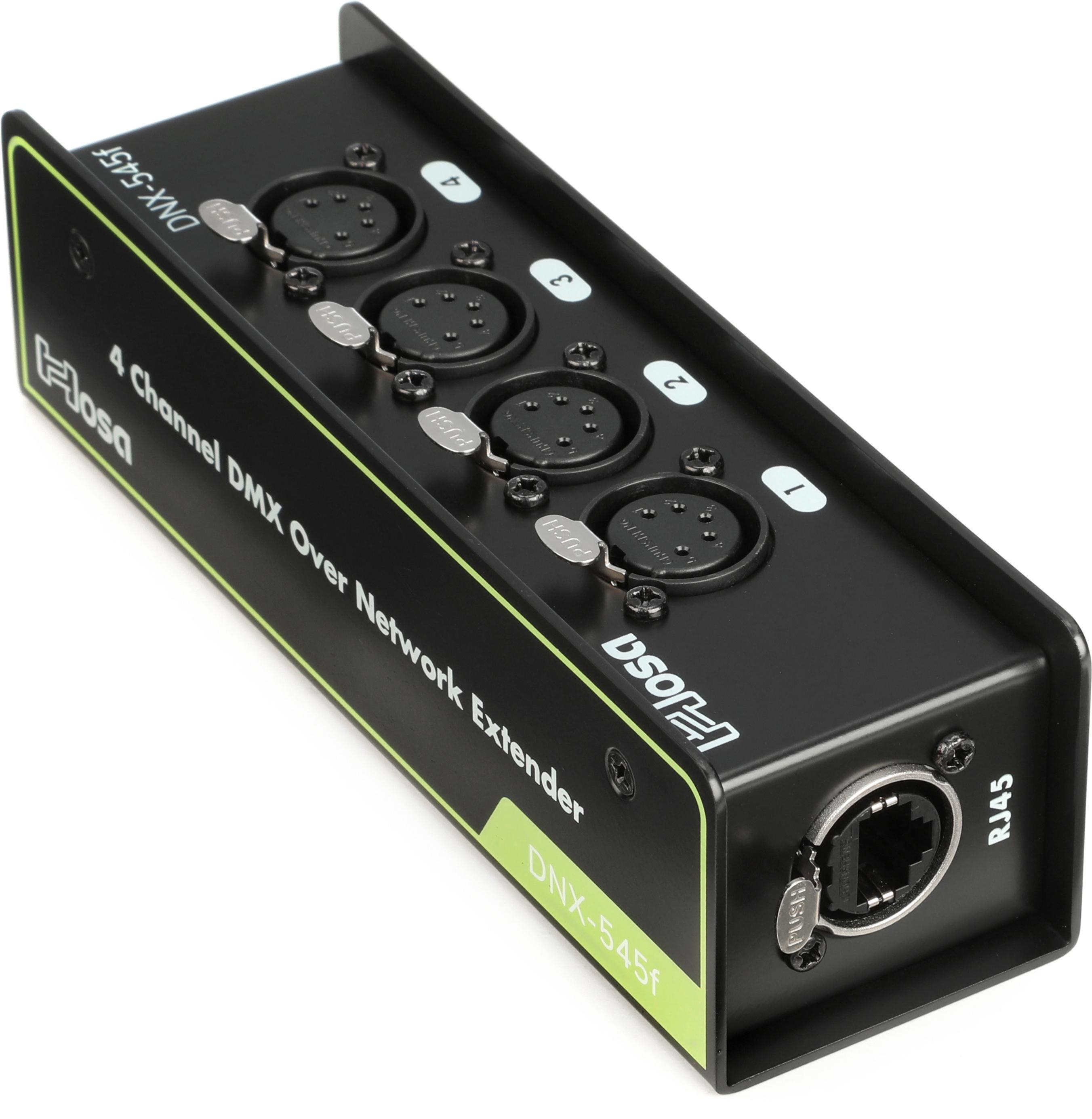Hosa DNX-345F DMX, AES, or Analog Audio Extender | Sweetwater