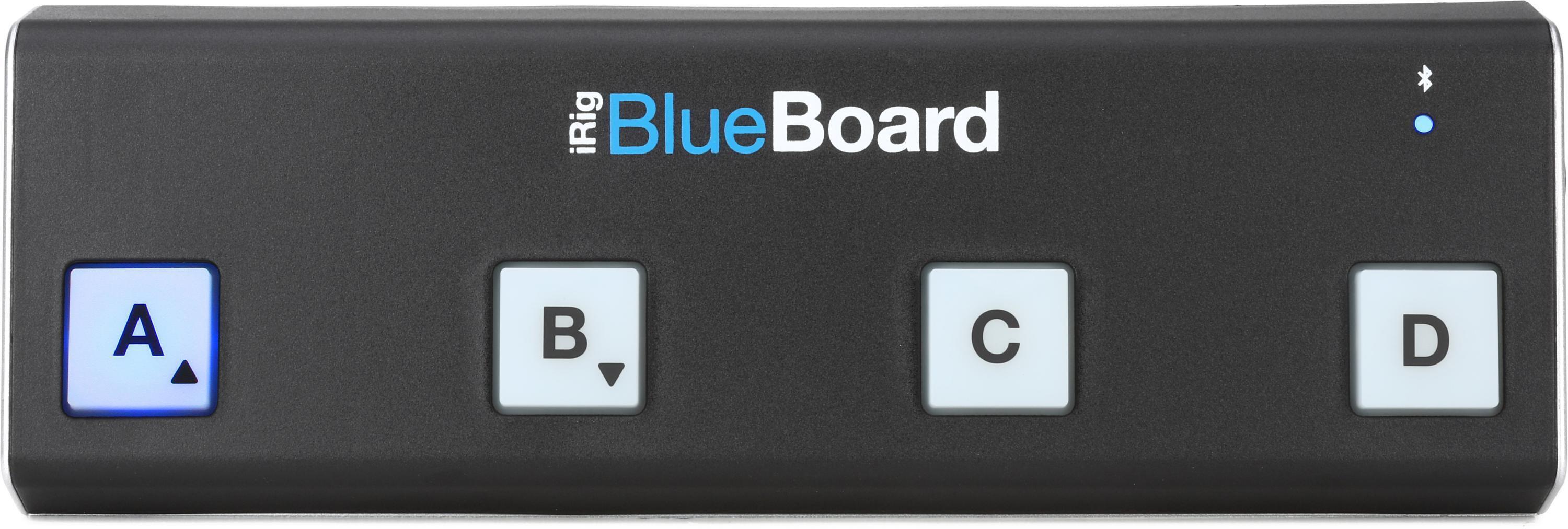IK Multimedia iRig BlueBoard Bluetooth MIDI Pedalboard | Sweetwater