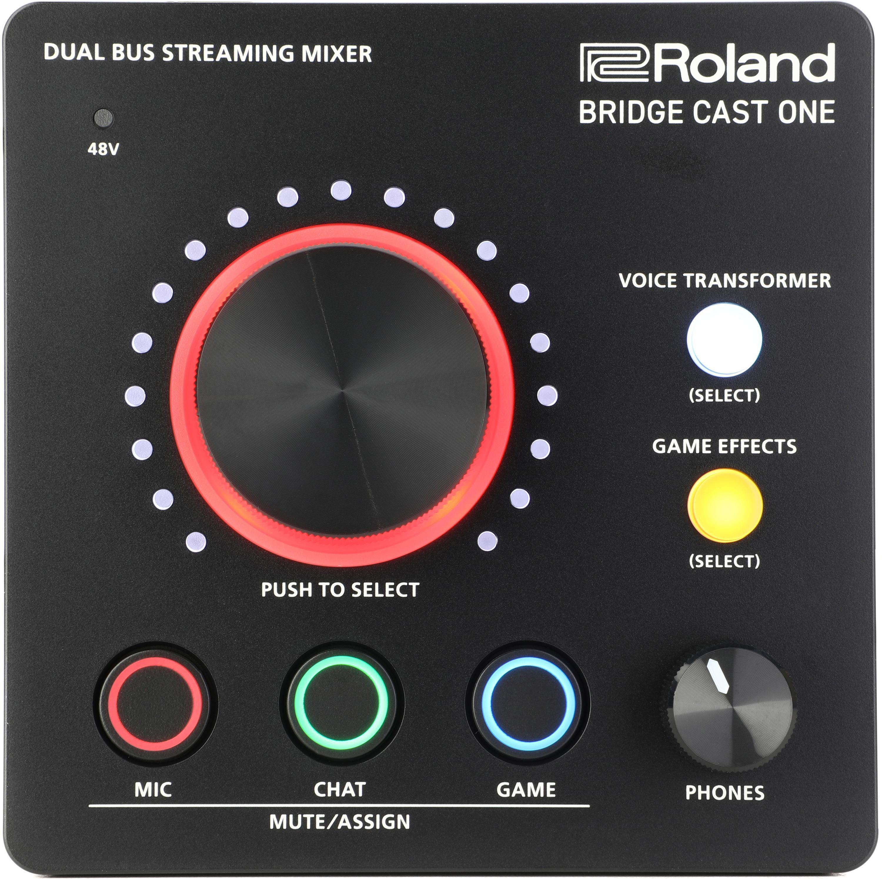 Roland Bridge Cast One Dual-bus Gaming Audio Mixer | Sweetwater