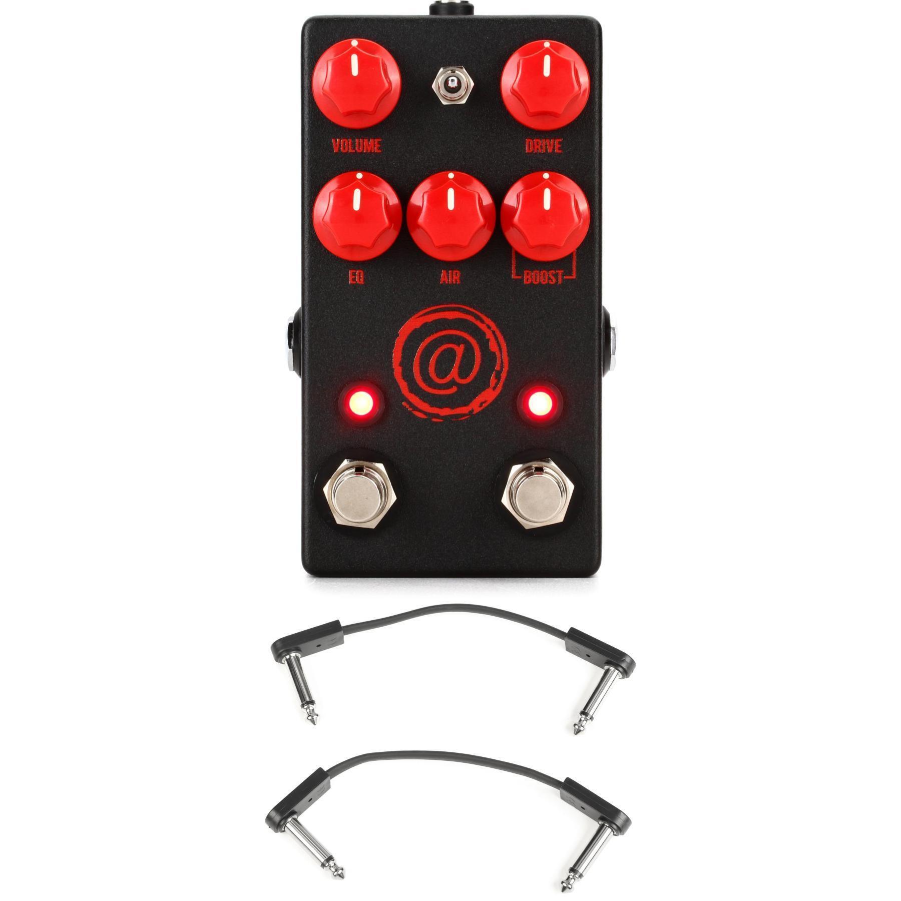 JHS AT Andy Timmons Drive V2 Pedal - Black with Red Logo