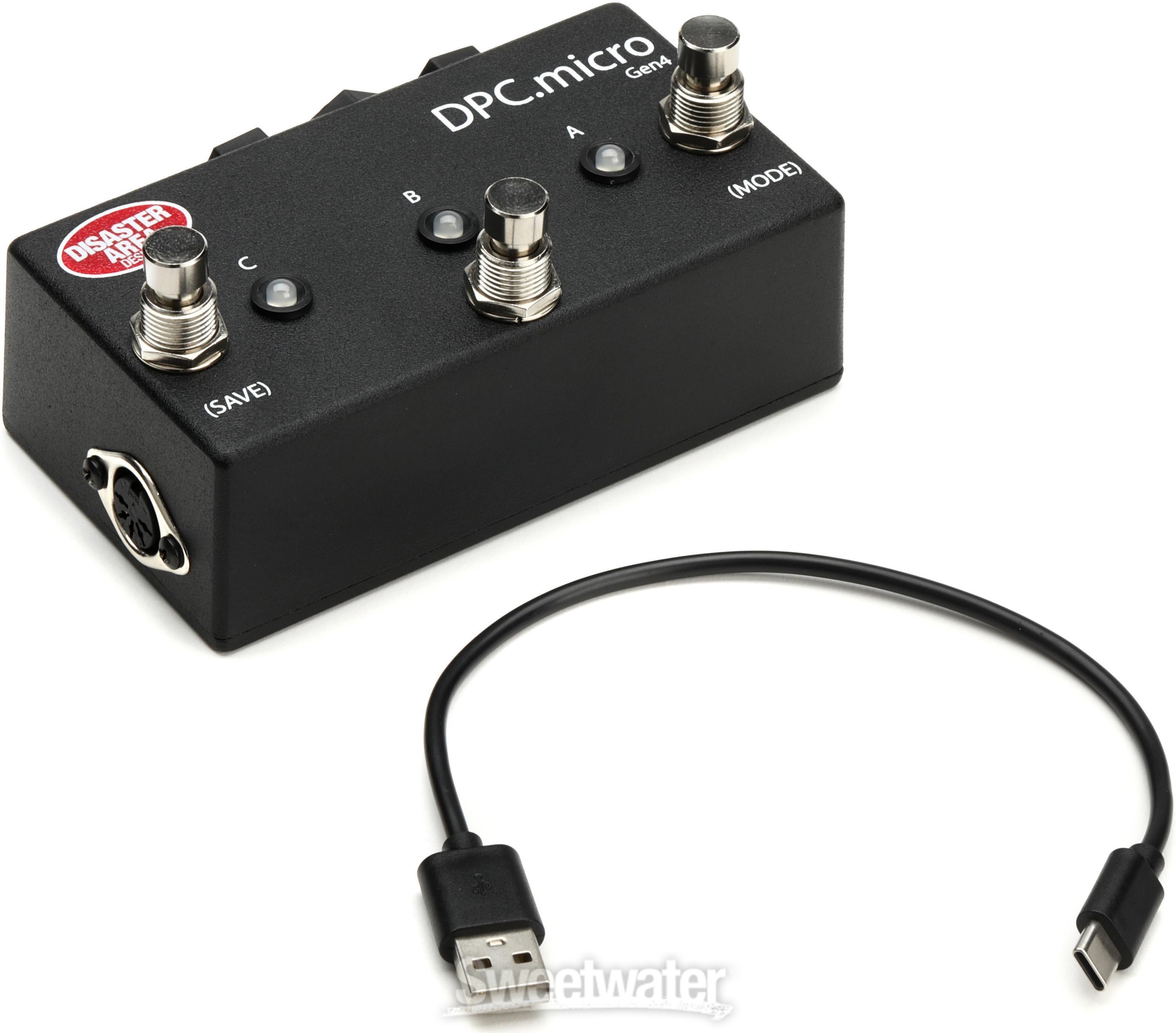 Disaster Area Designs DPC.micro Gen4 MIDI Looper Footswitch