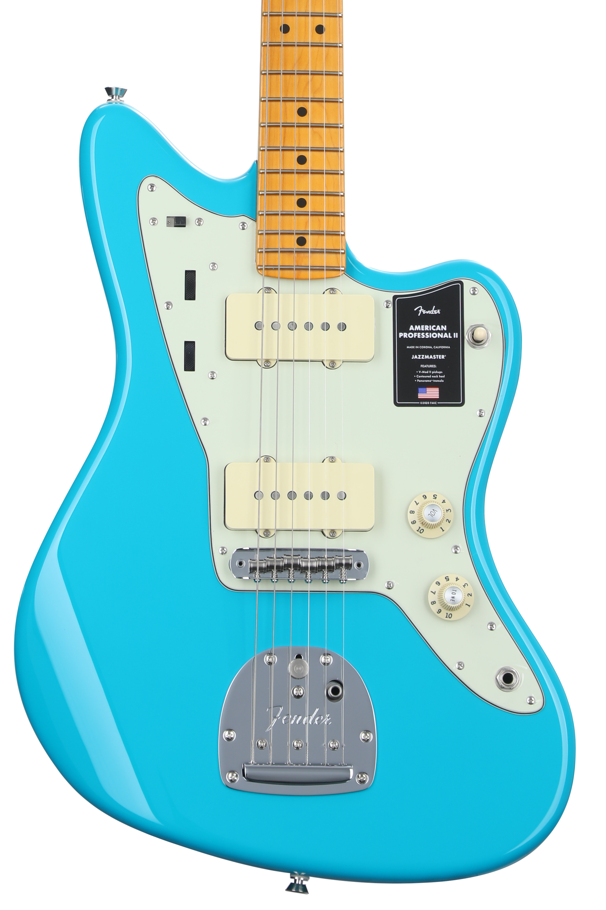 Fender American Professional II Jazzmaster - Miami Blue with Maple