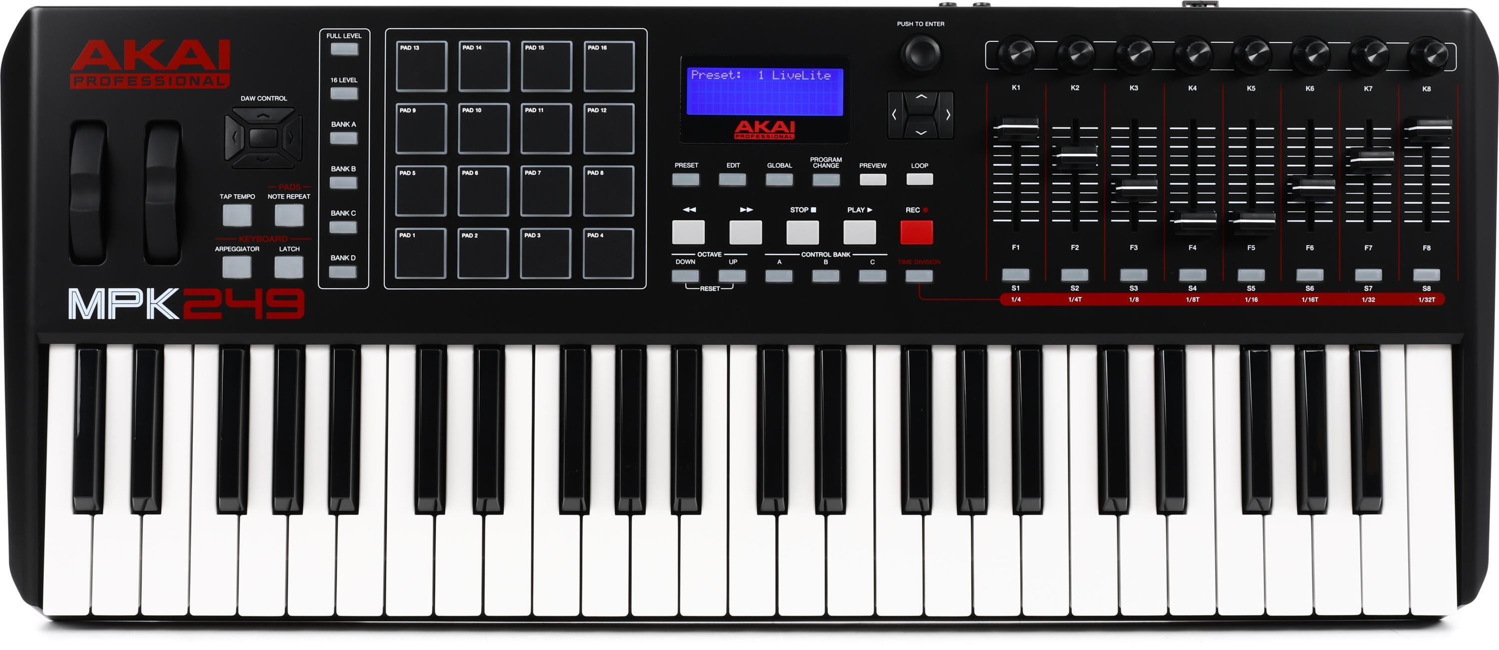 Akai Professional MPK249 49-key Keyboard Controller | Sweetwater