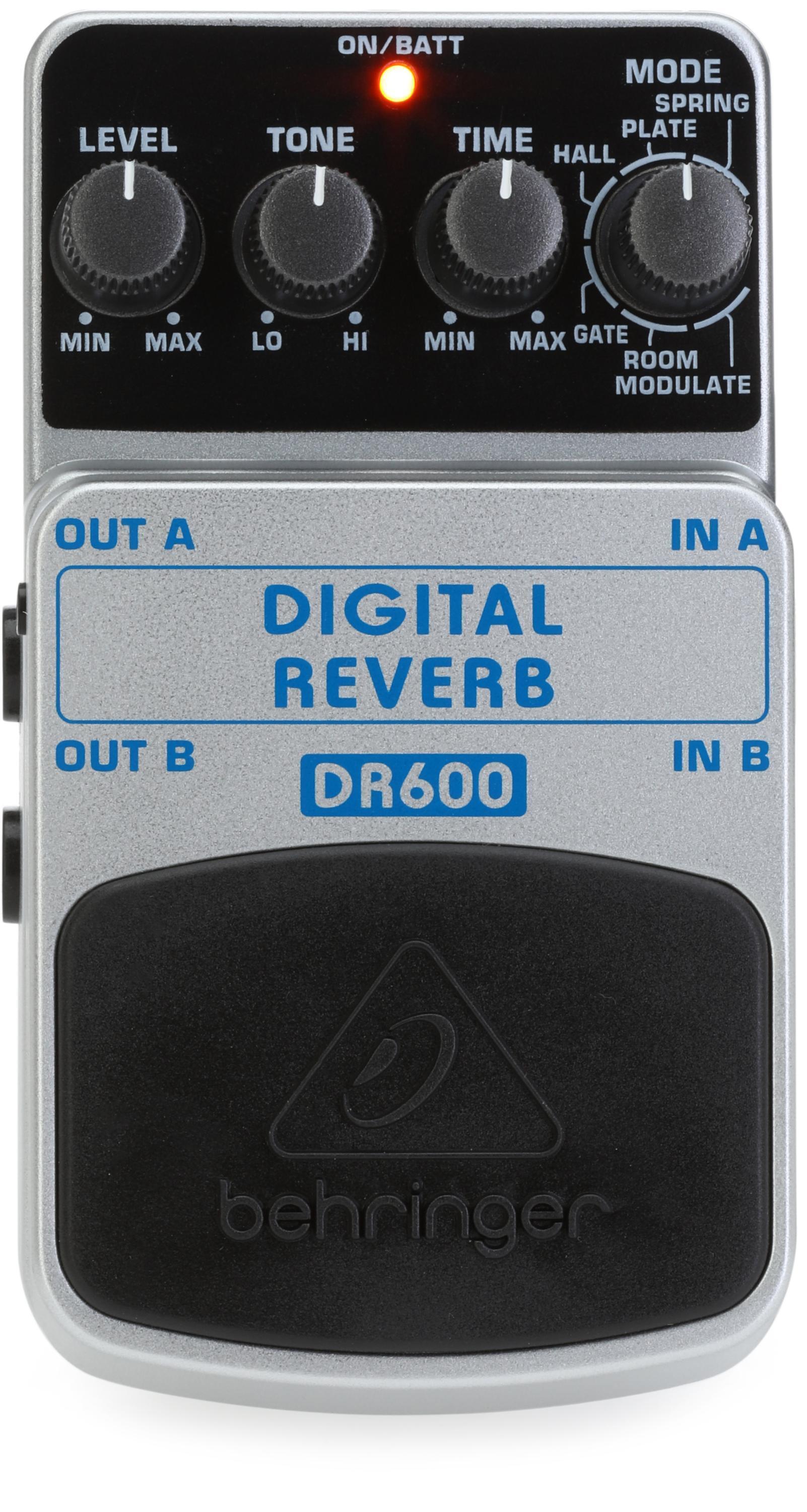 Behringer DR400 Digital Reverb/Delay Pedal | Sweetwater